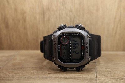 Casio Illuminator Digital Watch DW-291H 47mm 3484 Backlight Day Date 200M