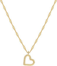 Dainty Gold Necklace for Women 14K Gold Plated Necklaces for Her Delicate Love H