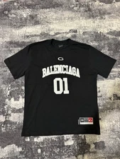 Balenciaga Men’s Basketball Series Tshirt Black Sz L
