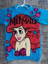 Vintage 90s The Little Mermaid Sweater Ariel Disney Youth
