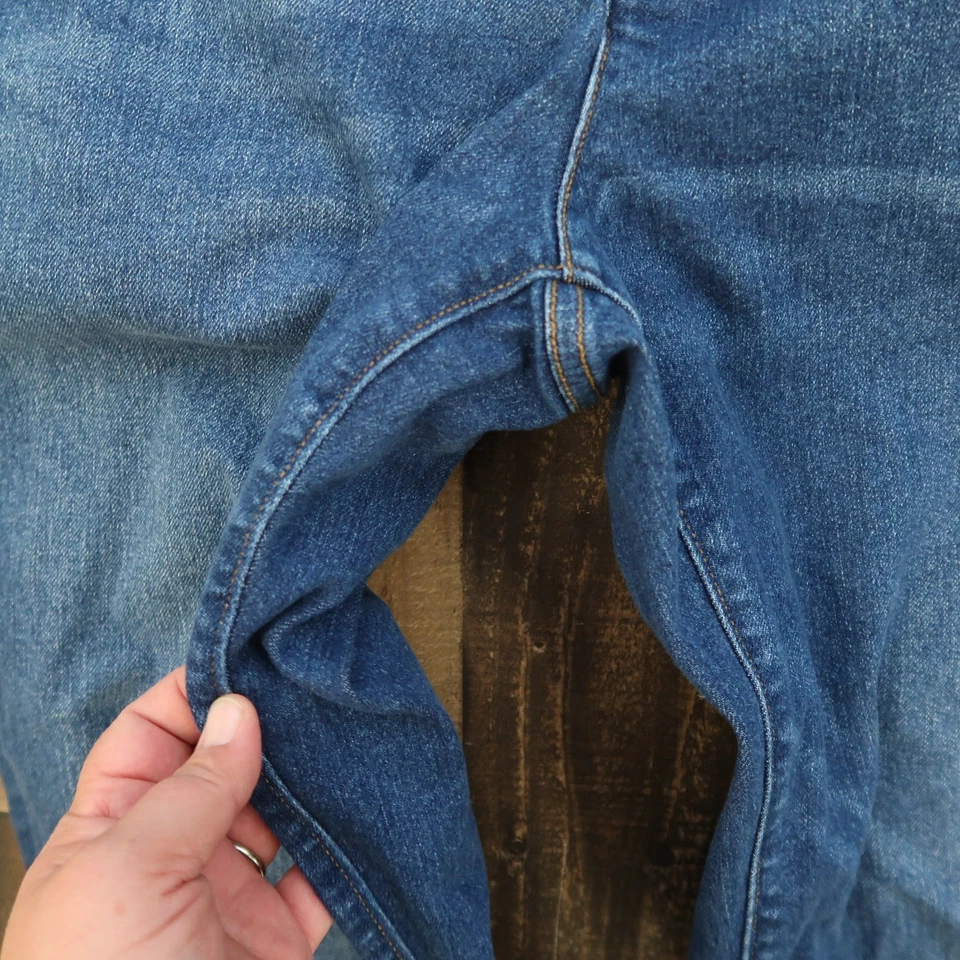 Pantalones de mezclilla Lands End para mujer talla 12 bootcut tiro alto Foto 4 de 4