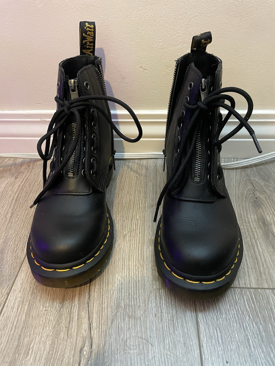 NWOT/B Dr. Martens 23863/14/60 Pascal Zipper Boots, Black NWOT/B Dr. Martens 23863/14/60 Pascal Zipper Boots, Black