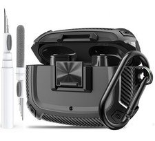 for Beats Studio Buds/Bud  Case Cover with Lock Clip 2021/2023, Rugged Shock...