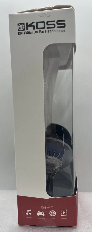 Koss KPH30icl - Headphones Wired | On-Ear | Microphone - Clear -Brand New Sealed - Image 2 of 4