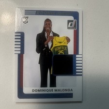2025 Panini Donruss WNBA - Rookie Jerseys Dominique Malonga #11 (MEM, RC)