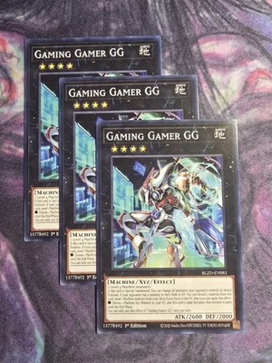 YUGIOH x3 BLZD-EN081 GAMING GAMER GG - COMMON 1st EDITION