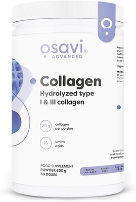 Osavi - Collagen Peptides | Hydrolysiertes Kollagen Typ I & III Aus Rind - Reine