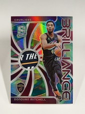 2023-24 Panini Spectra Donovan Mitchell Brilliance Marble Prizm Patch Sponsor /5