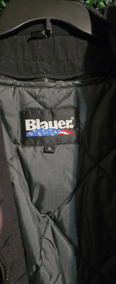 Blauer Jacket Mens Black Zip In Liner Duty Tactical Police Bomber Coat Medium  - Image 4 of 4