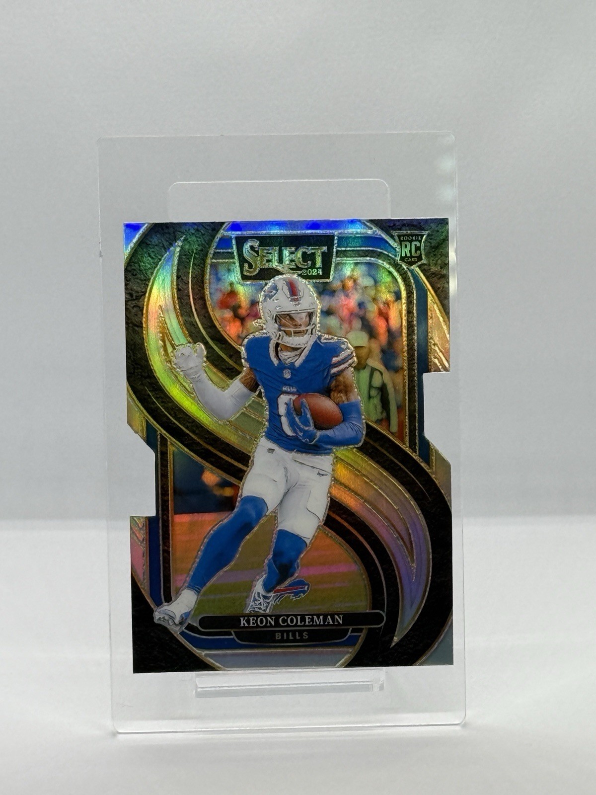 2024 Select Keon Coleman Club Level Silver Die-Cut Rookie Prizm #280 Bills