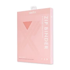 Vault X - Just Pink - 9-Pocket Exo-Tec Zip Binder - New