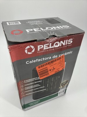 Pelonis Mechanical Ceramic Heater CH1001 Adjustable Thermostat Overheat Tip-over