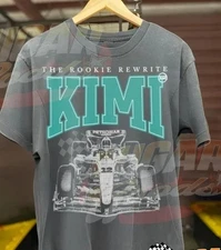 Kimi Antonelli Racing, Vintage Motorsport short sleeve charcoal shirt S-5XL