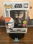 Funko Pop! Star Wars (Boss #458) Gaming GITD Vinyl Bobblehead W/ Protector