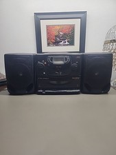 Magnavox AZ2615 AM-FM Radio Cassette Recorder CD Player Boombox - TESTED Works