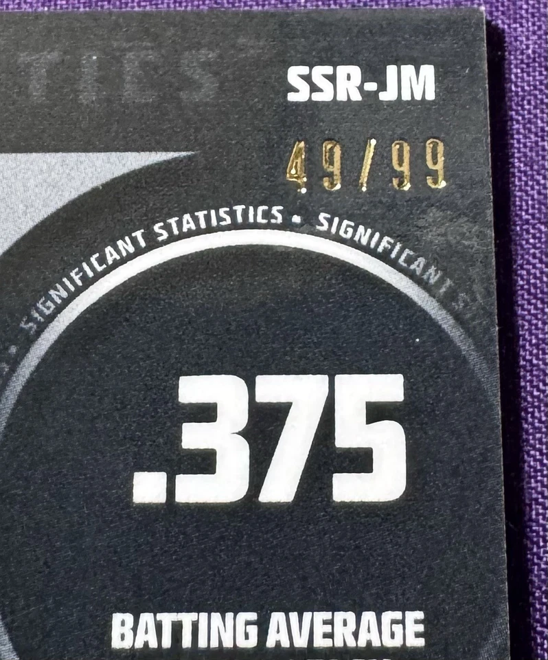 2019 Topps Significant Statistics Relics /99 JD Martinez #SSR-JM - Image 3 of 3