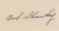 Bob Shawkey- Signed Vintage Card