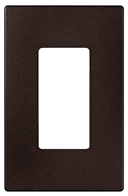 EATON PJS26RB-SP-L Designer 1-Gang Screwless Wallplate, Oil Rubbed Bronze