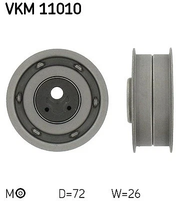 SKF Spannrolle, Zahnriemen  u.a. für AUDI, SEAT, VW - Bild 1 von 4