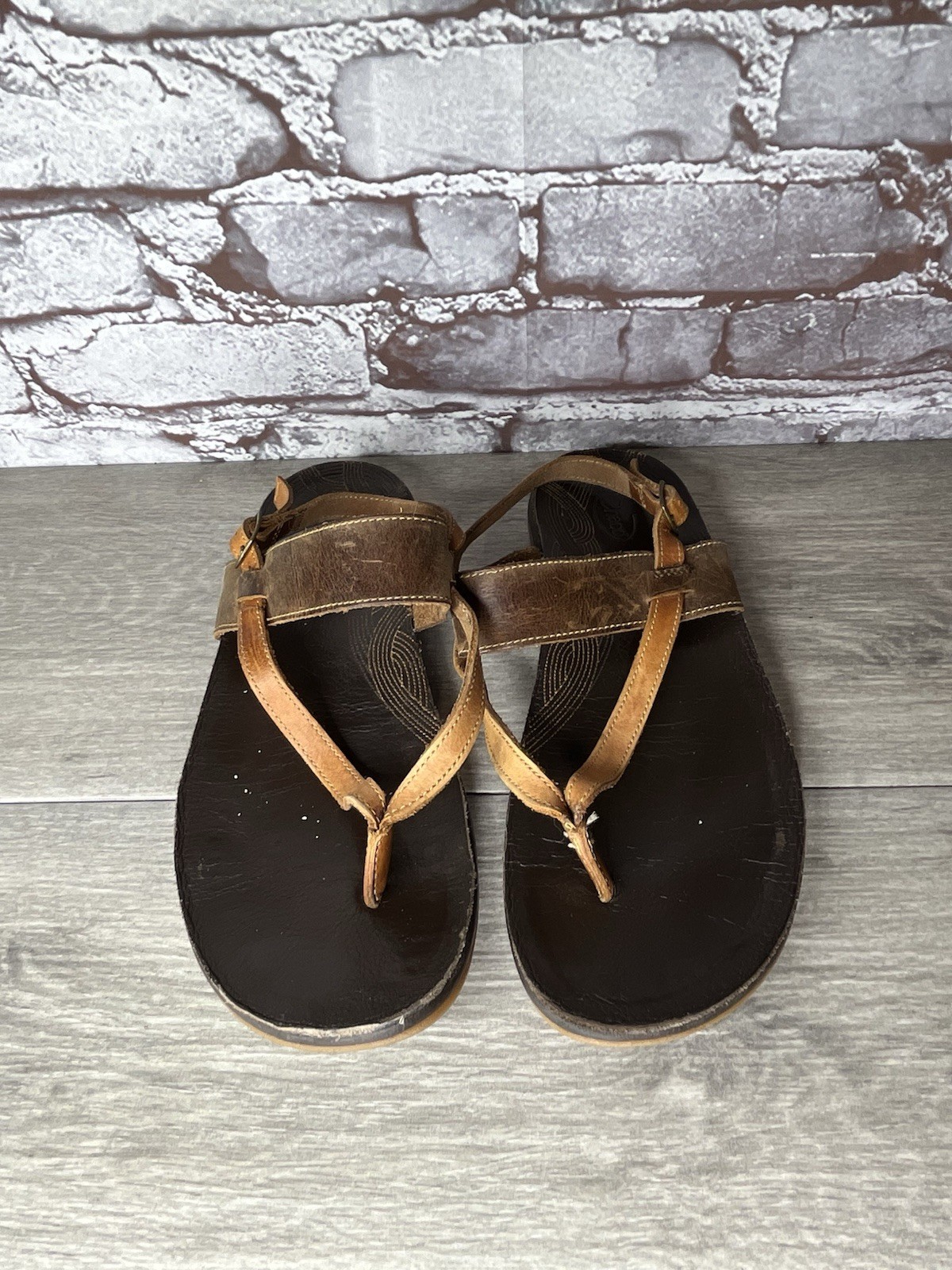 CHACO Bronze Maya II Java Brown Leather Slingback… - image 11