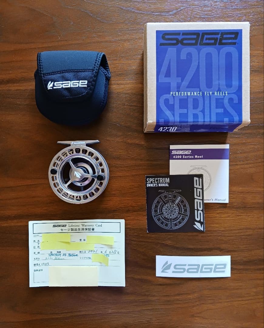 Brand new SAGE SPECTRUM 3/4 fly reel (until October 13th)