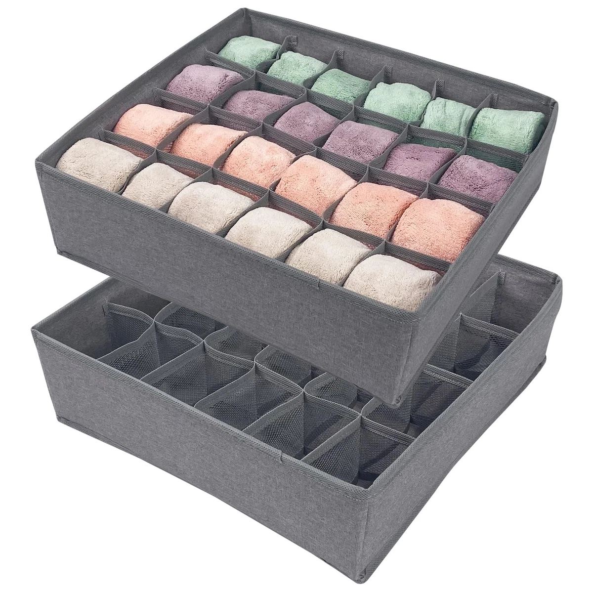 Organizer per cassetti trasparente da parete, 1 pezzo, con