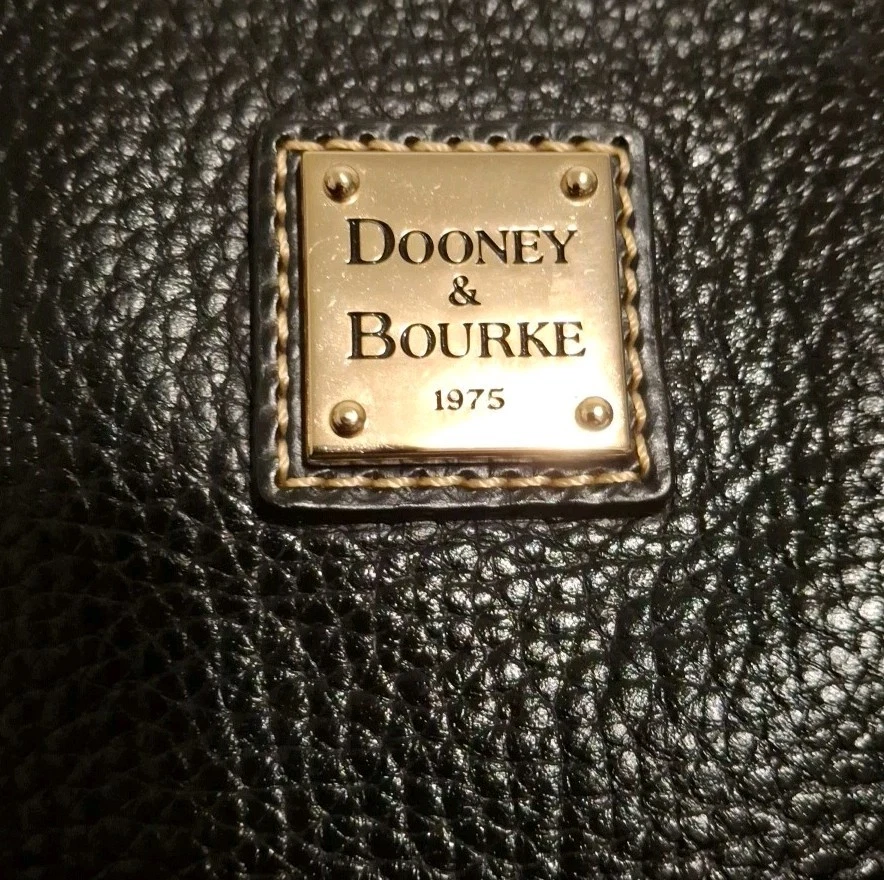 Dooney & Bourke Classic Black Handbag Pebbled - Image 2 of 4