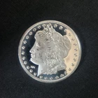 1 oz 0 .999 Fine Silver Round – Morgan Dollar Design – 1 Troy Ounce Bullion Coin