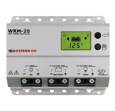 Regolatore di carica MPPT 20A 12/24V | WRM20 | Western Co.