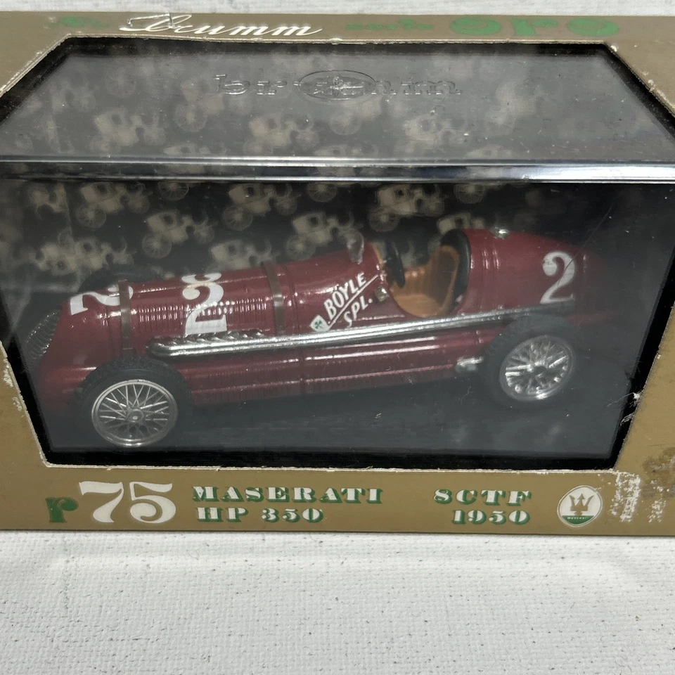 Brumm R75 Serie Oro Maserati SCFT HP 350 1950 Scala 1/43 Vintage - Immagine 2 di 4