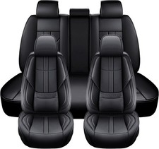 Universal Car Seat Covers 5 Seats Nappa Leather Automotive Seat Covers Non-slip