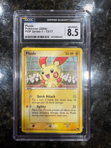 Plusle graded CGC 8.5 for sale on eBay