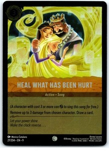 #27/204 Heal What Has Been Hurt - Common COLD FOIL 2024 Disney Lorcana Fabled