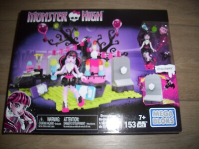Neu Monster High Draculaura Birthday Bash Brick Set Mega Bloks noch versiegelt