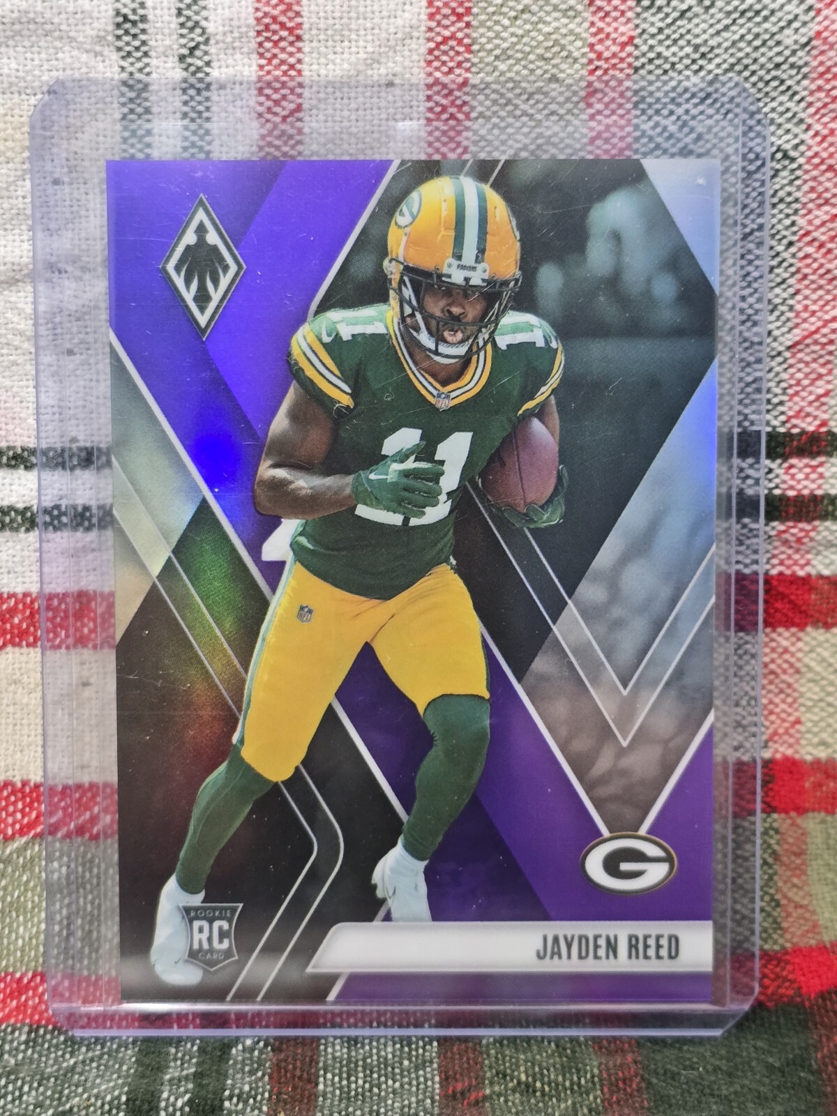 2023 Panini Phoenix - Rookies Purple #111 Jayden Reed /125 (RC)