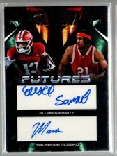 elijah sarratt mackenzie mgbako 2024 Leaf Futures Double Down Auto 14/25 Indiana