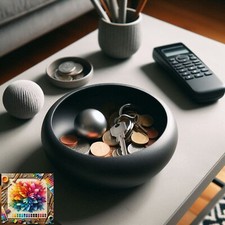 Modern Key & Coin Catcher Bowl, Key Tray, Change Tray, NEW DESIGN (DEL-0005)