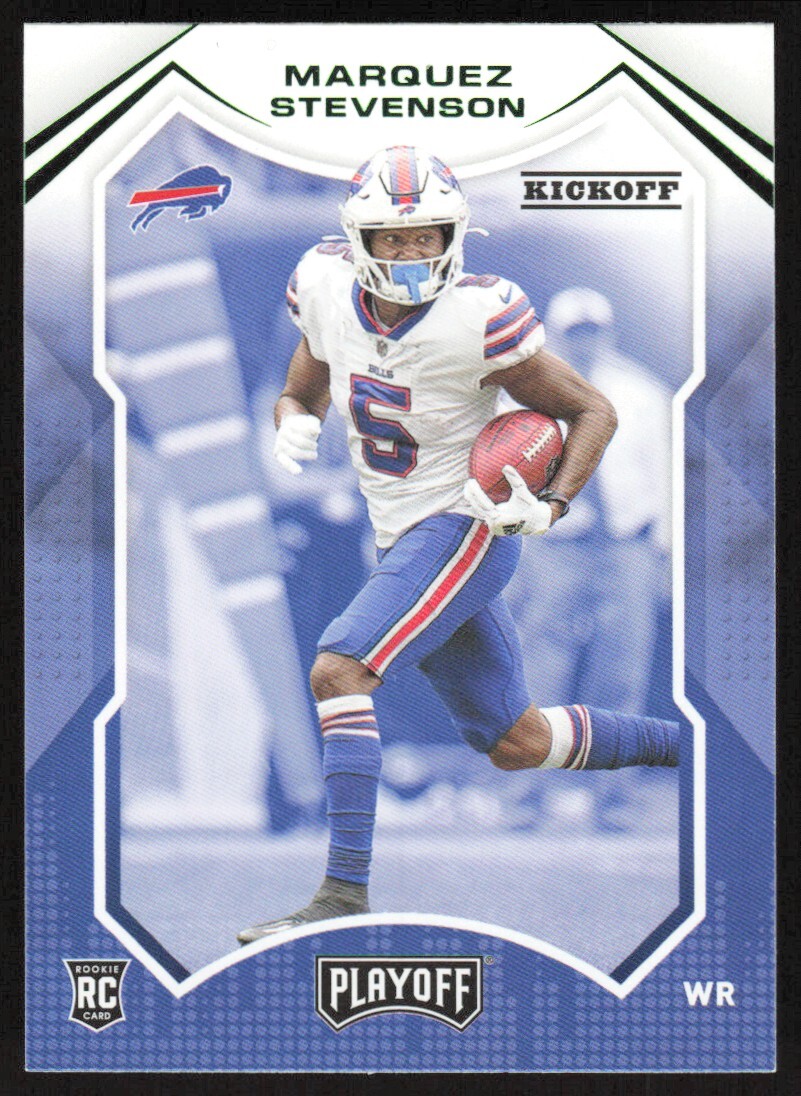 2021 Panini Playoff Kickoff Marquez Stevenson RC #295 Buffalo Bills