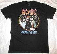AC/DC Highway To Hell T-Shirt Men's Medium M Official Metal New