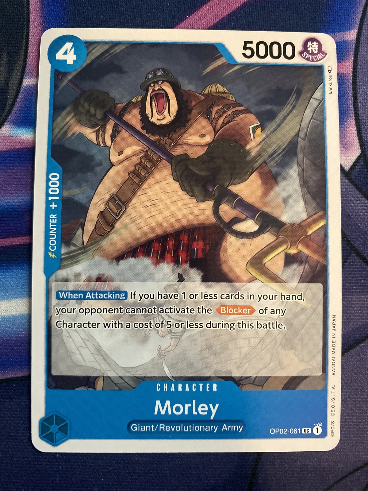 One Piece CCG Paramount War Morley OP02-061