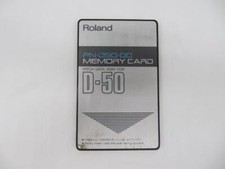 Roland D-50 00 Memory Card Synthesizer Patch data ROM used item from japan