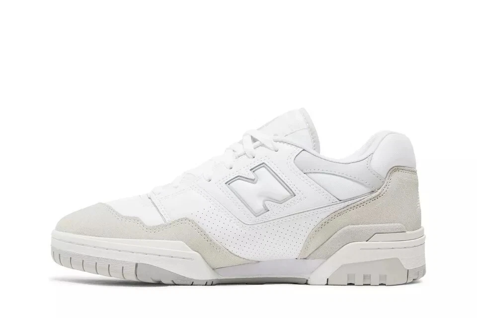 New Balance 550 Blanco Gris Niebla Lluvia Nube BB550NCB Hombre Talla Foto 4 de 4