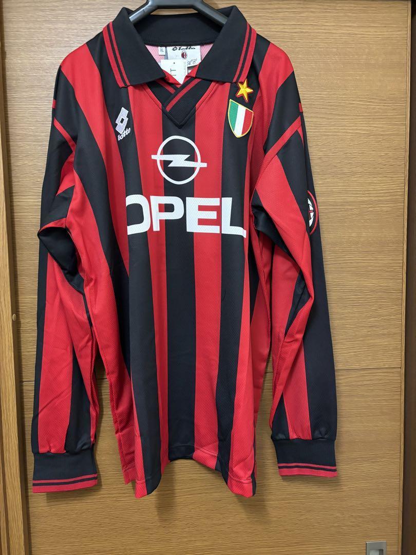 AC Milan 1995/96 Home Jersey #18 Roberto Baggio Lotto XL w
