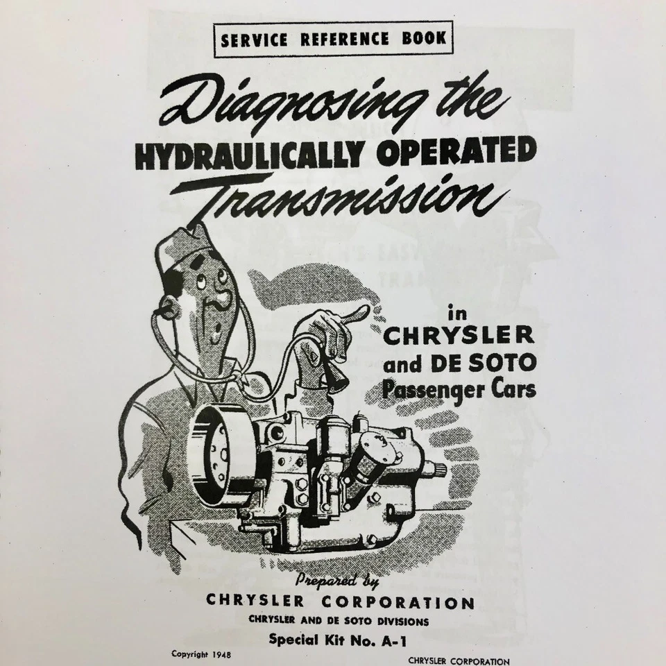 For 1946-1954 Dodge Chrysler Desoto Manual Shop Fluid Drive & Semi Auto Trans. - Image 2 of 4