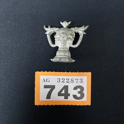 BLOOD BOWL MAJOR TROPHY METAL WARHAMMER WINGS & SKULL