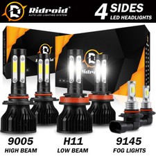 4-sides Led Headlightfog Light For Dodge Ram 1500 2500 3500 4500 5500 2009-2017 4-sides Led Headlightfog Light For Dodge Ram 1500 2500 3500 4500 5500 2009-2017