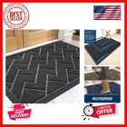 Front Door Mat Indoor Outdoor Entrance, Waterproof All-Season, All-Weather We...