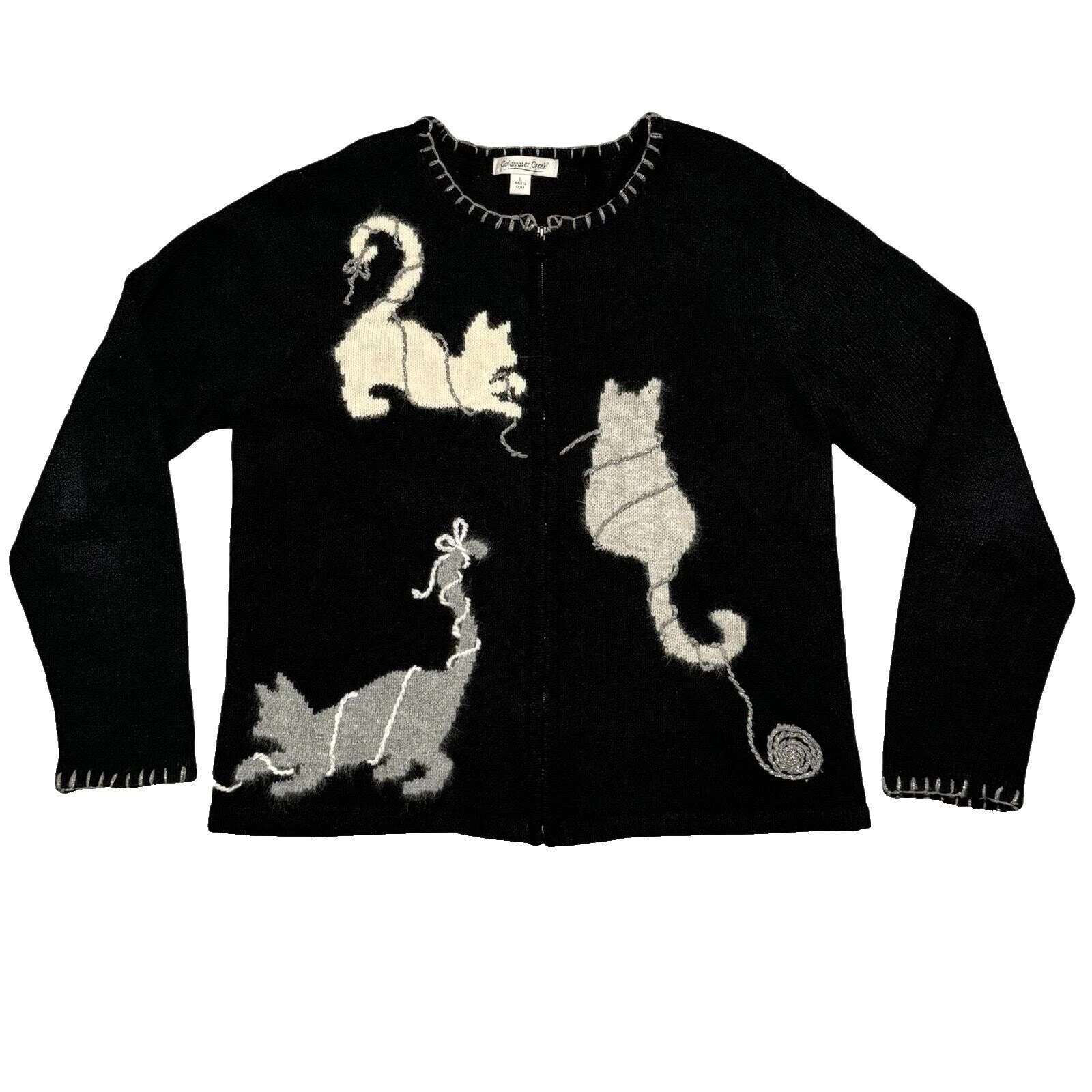 Suéteres para mujer gato Coldwater Creek