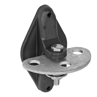 6 x Torgriffisolator Isolator Torgriff Weidezaun Koppel Weidetor Anschlussplatte