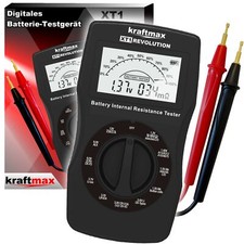 Kraftmax Batterietester XT1 Prüfgerät - Tester für Batterie Akku AAA AA C D uvm.